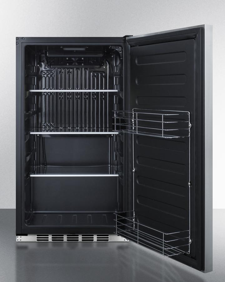 Summit Shallow Depth Built-In All-Refrigerator - FF195H34CSS - MyBBQDirect