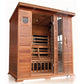 SunRay Sequoia 4-Person Cedar Infrared Sauna HL400K - PrimeFair
