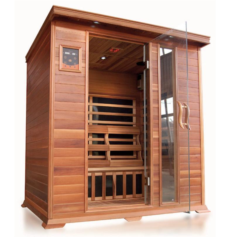 SunRay Sequoia 4-Person Cedar Infrared Sauna HL400K - PrimeFair