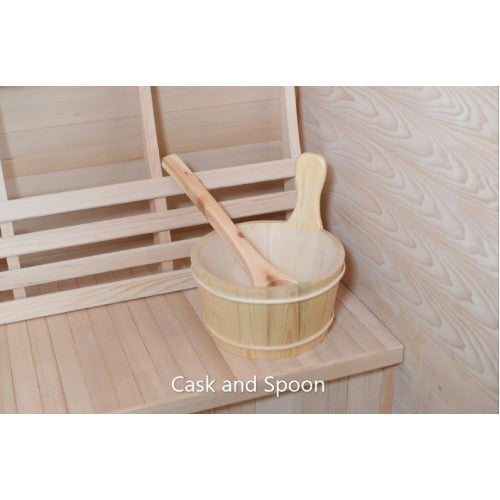 SUNRAY WAVERLY 3-PERSON OUTDOOR TRADITIONAL SAUNA - MyBBQDirect