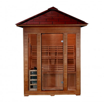 SUNRAY WAVERLY 3-PERSON OUTDOOR TRADITIONAL SAUNA - MyBBQDirect