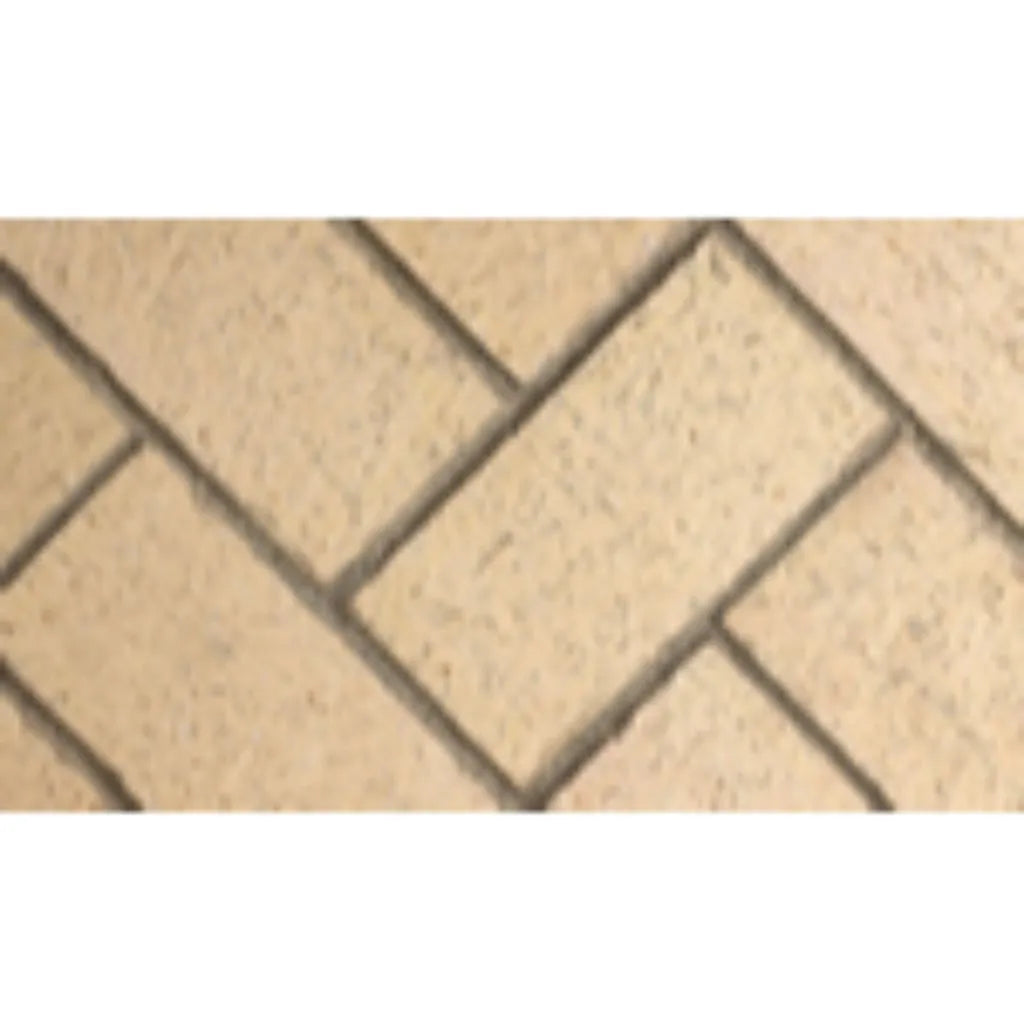 Superior 42" Mosaic Masonry Brick Liners-Ivory Full Herringbone - MOSAIC42M3-F0348-F0346 - MyBBQDirect