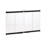 Superior 48" Masonry Ceramic Glass Bi-Fold Door, Ebony - BDMO48EA - MyBBQDirect