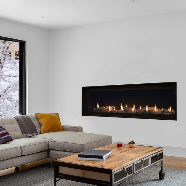 Superior 60" Linear Direct Vent Fireplace - DRL4060TEN-B - MyBBQDirect