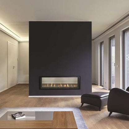Superior 60" Linear Direct Vent Fireplace - DRL4060TEN-B - MyBBQDirect