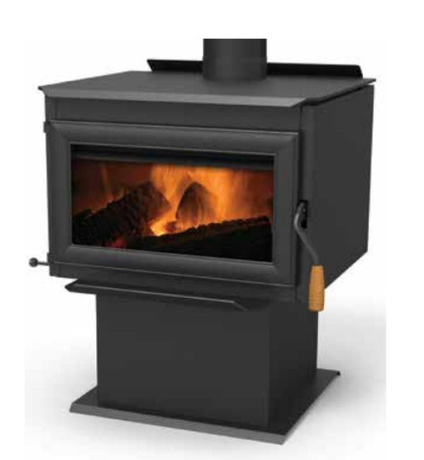 Superior Fireplaces 24 Inch Freestanding Wood Burning Stove Steel - WXS2016WS - MyBBQDirect