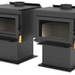 Superior Fireplaces 24 Inch Freestanding Wood Burning Stove Steel - WXS2016WS - MyBBQDirect