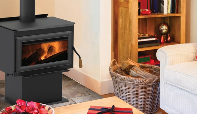 Superior Fireplaces 24 Inch Freestanding Wood Burning Stove Steel - WXS2016WS - MyBBQDirect