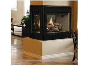 Superior Fireplaces 40" Direct Vent Fireplace, Electronic Ignition - Natural Gas DRT40ST DRT40PF DRT40CL DRT40CR - MyBBQDirect