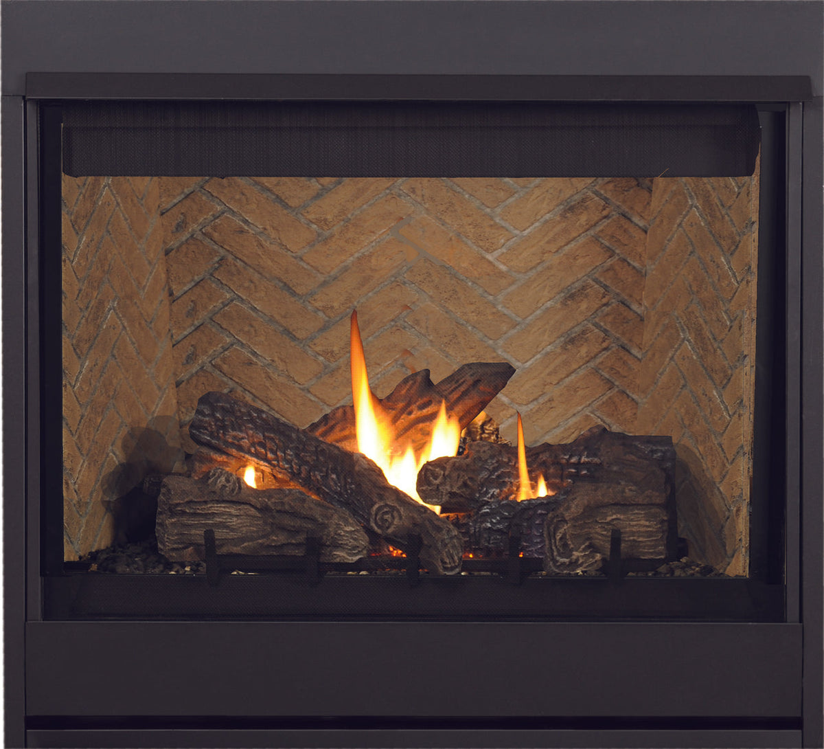 Superior Fireplaces 40" Inch Direct Vent Gas Fireplace Electronic Ignition Black Interior - DRT4240 - MyBBQDirect