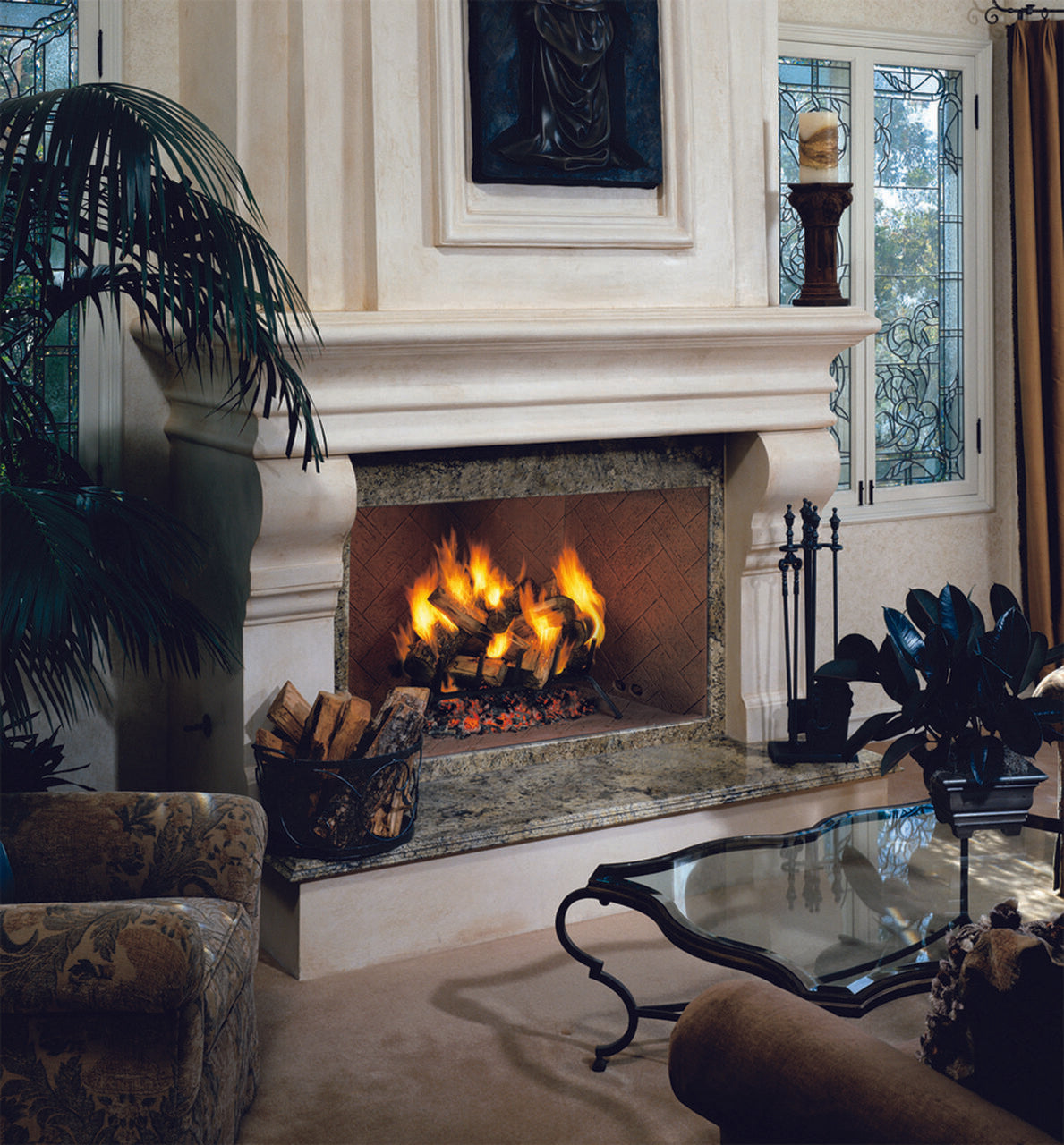 Superior Fireplaces 50" Paneled Wood Burning Fireplace - WRT4550 - MyBBQDirect