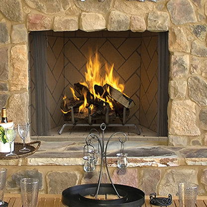 Superior Fireplaces Outdoor Wood burning Masonry Fireplace - WRE6036- 42"- 50" - MyBBQDirect