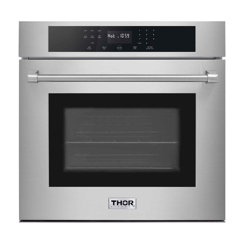 Thor Kitchen 2-Piece Pro Appliance Package - 30-Inch Electric Wall Oven & Warming Drawer in Stainless Steel