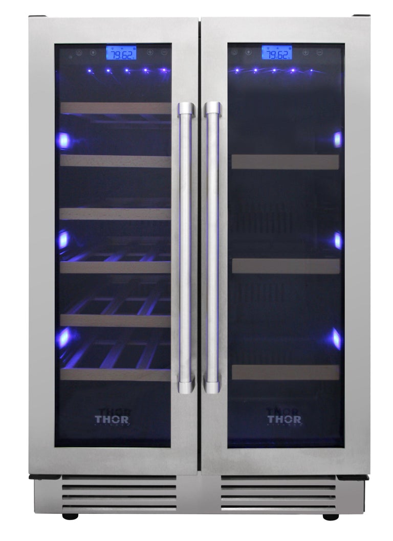 Thor Kitchen 24 in. 21 Bottle & 95-Can Wine Cooler