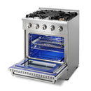 Thor Kitchen Appliance 30 in. Professional Natural Gas Range & Ice Maker Package - TIM-HRG3080U