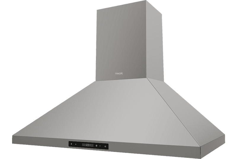 Thor Kitchen 2-Piece Appliance Package - 36-Inch Electric Range and Wall Mount Range Hood in Stainless Steel