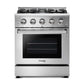 Thor Kitchen Appliance 30 in. Professional Gas Range & Dishwasher Package - HDW-HRG3080U-SS - MyBBQDirect