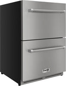 Thor Kitchen Appliance 36 in. Gas Range, Range Hood, Refrigerator & Double Drawer Refrigerator Professional Package - TRF-HRG3618U-2401U