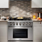 Thor Kitchen Appliance 36 in. Gas Range, Range Hood, Refrigerator & Wine Cooler Professional Package - TWC-HRG3618U-DO - MyBBQDirect
