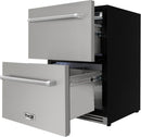 Thor Kitchen Appliance Package 30 in. Gas Range, Double Drawer Refrigerator - TRF-LRG3001U-2401U