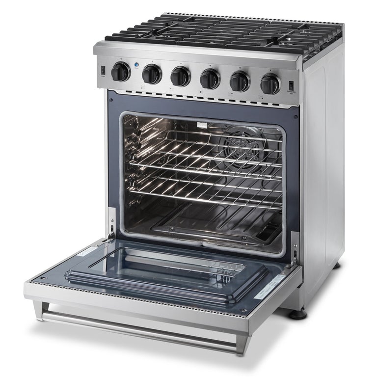 Thor Kitchen Appliance Package 30 in. Gas Range, Double Drawer Refrigerator - TRF-LRG3001U-2401U - MyBBQDirect