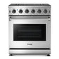 Thor Kitchen Appliance Package - 30 in. Natural Gas Range, Range Hood, Refrigerator, Microwave Drawer - TMD-LRG3001U-2401 - MyBBQDirect
