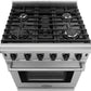 Thor Kitchen Appliance Package - 30 in. Natural Gas Range, Range Hood, Refrigerator, Microwave Drawer - TMD-LRG3001U-2401 - MyBBQDirect
