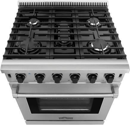 Thor Kitchen Appliance Package - 30 in. Natural Gas Range, Range Hood, Refrigerator, Microwave Drawer - TMD-LRG3001U-2401 - MyBBQDirect