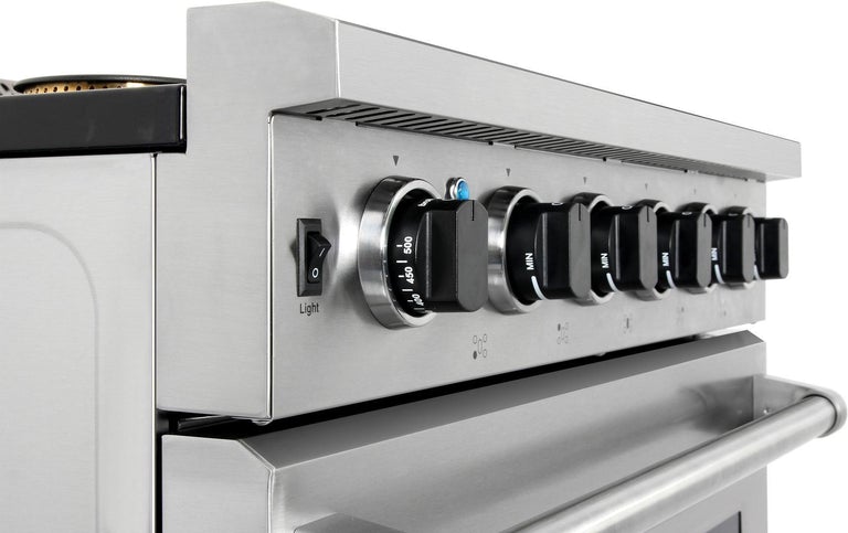 Thor Kitchen Appliance Package - 30 in. Natural Gas Range, Range Hood, Refrigerator, Microwave Drawer - TMD-LRG3001U-2401 - MyBBQDirect