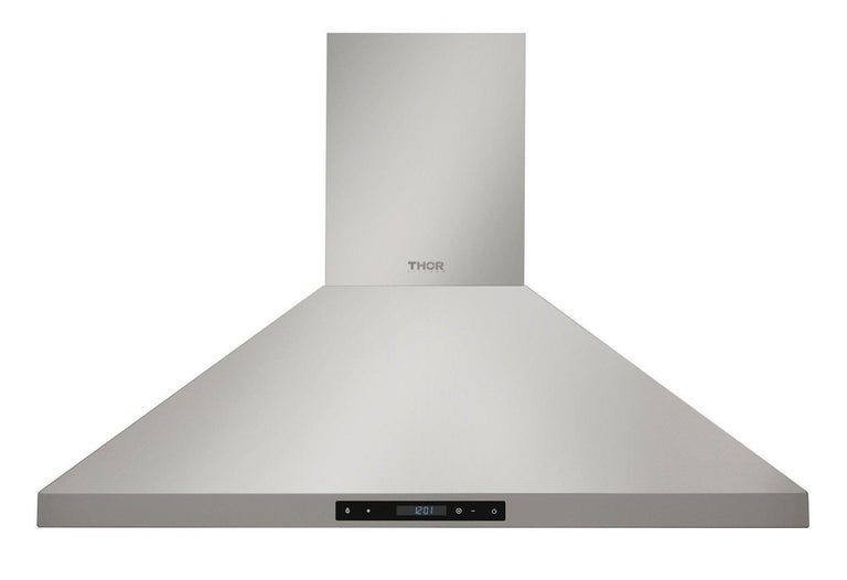 Thor Kitchen Appliance Package - 36 in. Gas Burner/Electric Oven Range, Range Hood, Microwave Drawer