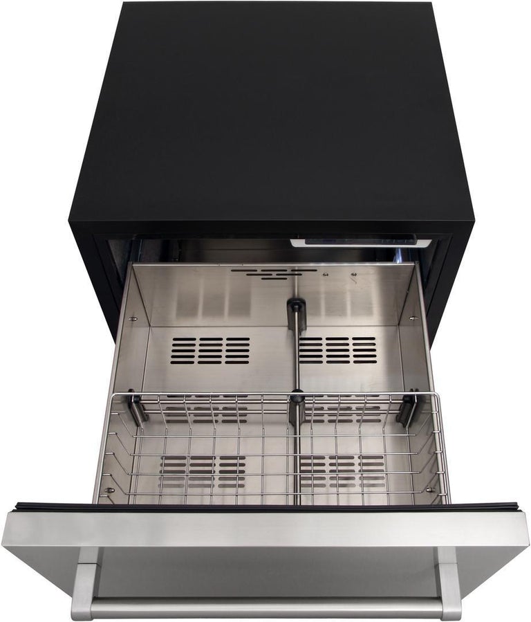 Thor Kitchen Appliance Package 36 in. Gas Range, 36 in. Range Hood, Double Drawer Refrigerator - TRF-LRG3601U-2401U - MyBBQDirect