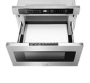 Thor Kitchen Appliance Package - 36 in. Gas Range, Range Hood, Refrigerator, Microwave Drawer - TMD-LRG3601U-2401