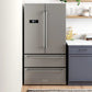 Thor Kitchen Appliance Package - 36 in. Gas Range, Range Hood, Refrigerator, Wine Cooler - HRH-LRG3601U-WC24 - MyBBQDirect
