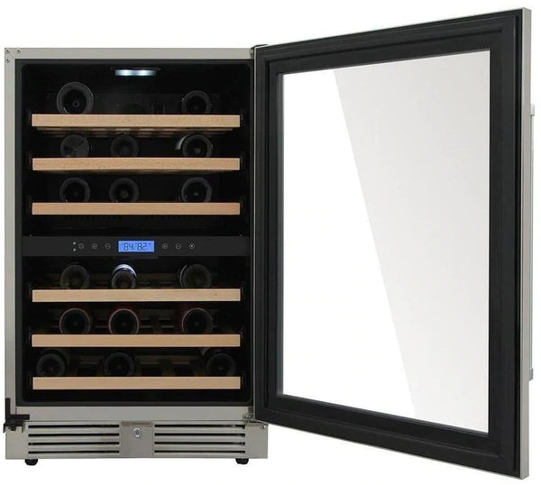 Thor Kitchen Appliance Package - 36 in. Gas Range, Range Hood, Refrigerator, Wine Cooler - HRH-LRG3601U-WC24 - MyBBQDirect
