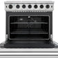 Thor Kitchen Appliance Package - 36 in. Gas Range, Range Hood, Refrigerator, Wine Cooler - HRH-LRG3601U-WC24 - MyBBQDirect