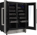Thor Kitchen Appliance Package - 36 in. Natural Gas Range, Range Hood, Refrigerator, Double Drawer Refrigerator, Wine Cooler - TRF-LRG3601U