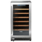 Thor Kitchen Appliance Package - 48 in. Gas Burner/Electric Oven Range, Refrigerator, Wine Cooler - HWC-HRD4803U-5U - MyBBQDirect