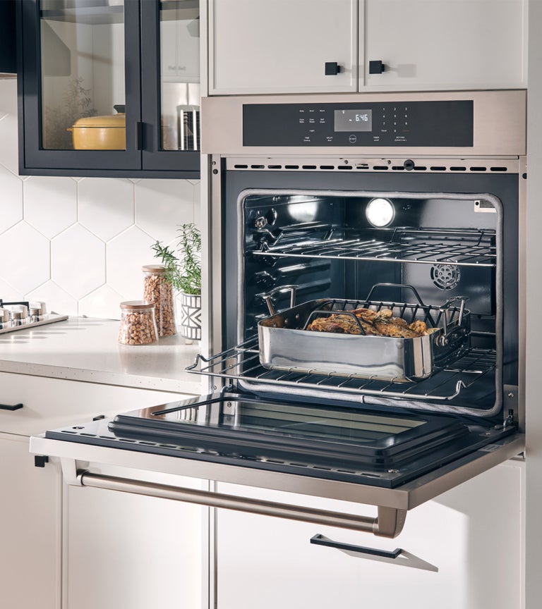 Thor Kitchen Appliance Package - 48 in. Gas Range, Range Hood, Refrigerator, Dishwasher, Wall Oven - HEW-LRG4807U-SS - MyBBQDirect