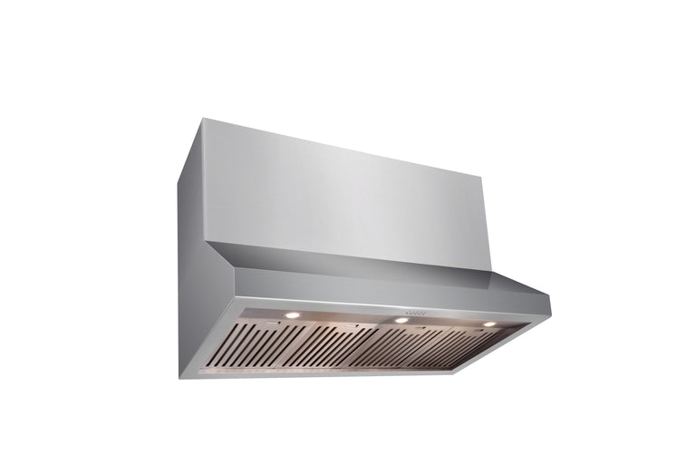 Thor Kitchen Appliance Package - 48 in. Gas Range, Range Hood, Refrigerator - TRH-LRG4807U-4805 - MyBBQDirect