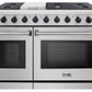 Thor Kitchen Appliance Package - 48 in. Gas Range, Range Hood, Refrigerator - TRH-LRG4807U-4805 - MyBBQDirect