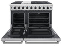 Thor Kitchen Appliance Package - 48 in. Gas Range, Range Hood, Refrigerator - TRH-LRG4807U-4805
