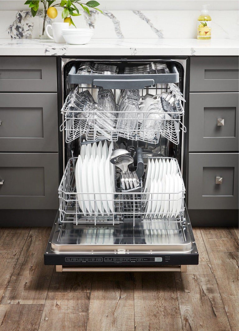 Thor Kitchen Appliance Package - Professional 48 in. Gas Range, Dishwasher - HDW-HRG4808U-2401SS - MyBBQDirect