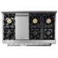 Thor Kitchen Appliance Package - Professional 48 in. Gas Range, Dishwasher - HDW-HRG4808U-2401SS - MyBBQDirect