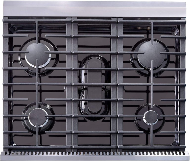Thor Kitchen Package - 30 in. Gas Range, Range Hood, Microwave Drawer