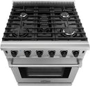 Thor Kitchen Package - 30 in. Gas Range, Range Hood, Microwave Drawer, Refrigerator, Dishwasher