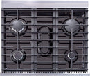 Thor Kitchen Package - 30 in. Gas Range, Range Hood, Microwave Drawer, Refrigerator, Dishwasher