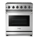 Thor Kitchen Package - 30 in. Gas Range, Range Hood, Refrigerator, Dishwasher, Wine Cooler