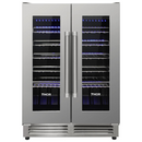 Thor Kitchen Package - 36 in. Natural Gas Range, Range Hood, Microwave Drawer, Refrigerator, Dishwasher, Wine Cooler