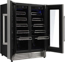 Thor Kitchen Package - 36 in. Natural Gas Range, Range Hood, Microwave Drawer, Refrigerator, Dishwasher, Wine Cooler