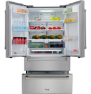 Thor Kitchen Package - 48 in. Dual Fuel Range, Range Hood, Refrigerator, Dishwasher, Microwave Drawer 